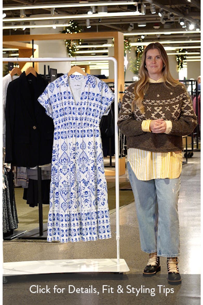 Mixed Paisley Print Dress video