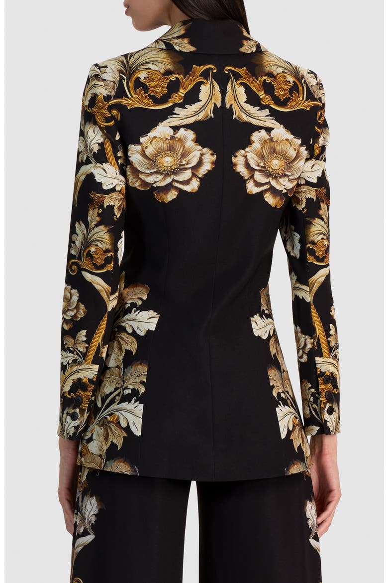 Shae Super Fitted Blazer, Alternate, color, NOIR ELEGANCE OFF WHITE