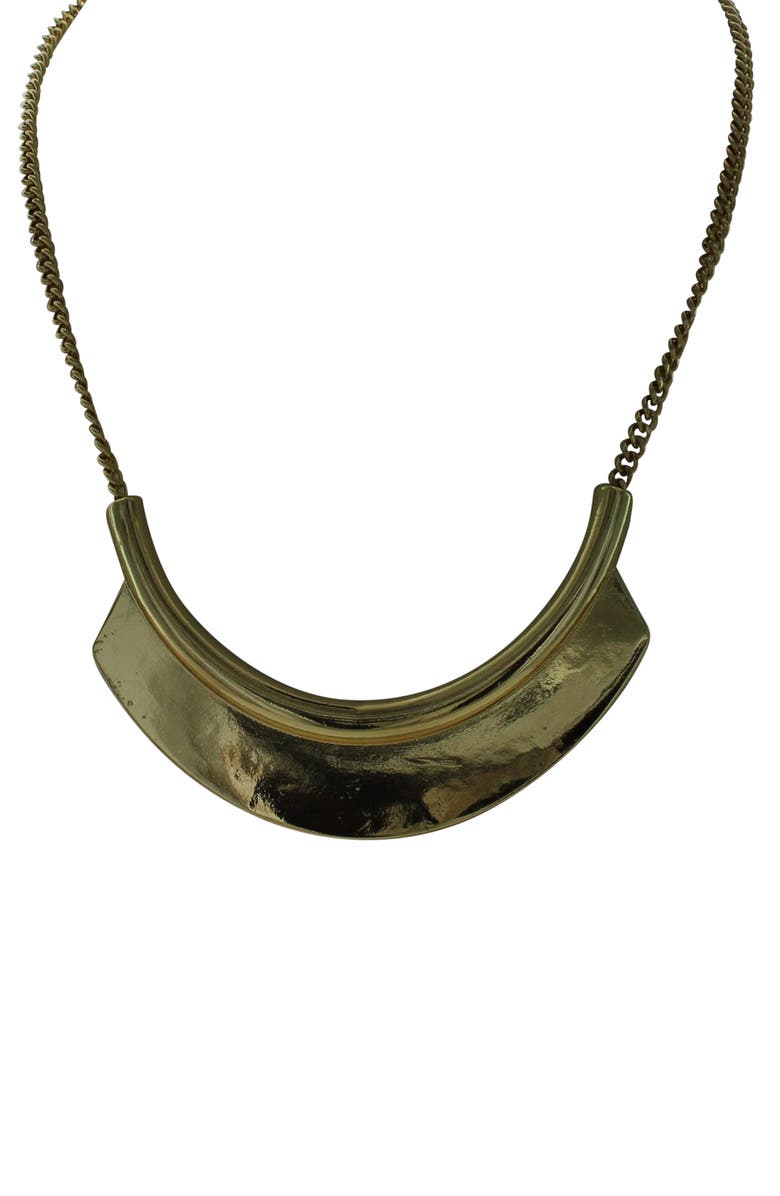 OLIVIA WELLES Amery Collar Necklace, Main, color, Gold