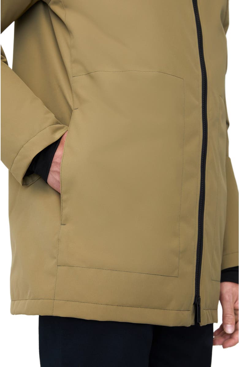 Quartz Co. JULES | Hooded Down Winter Jacket, Alternate, color, Khaki