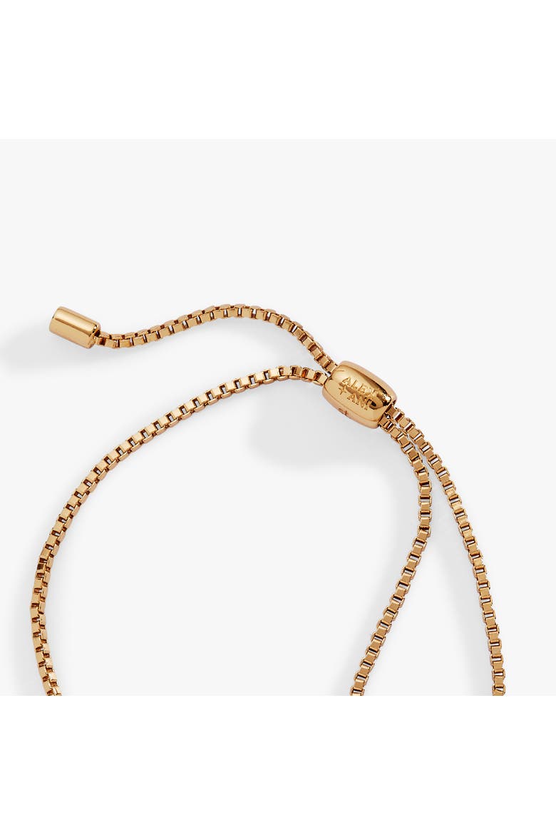 Dove 'Peace' Mother of Pearl Pull Chain Bracelet, Alternate, color, Gold