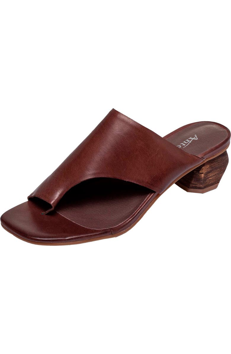 ANTELOPE Afton Toe Loop Leather Dress Sandal, Main, color,