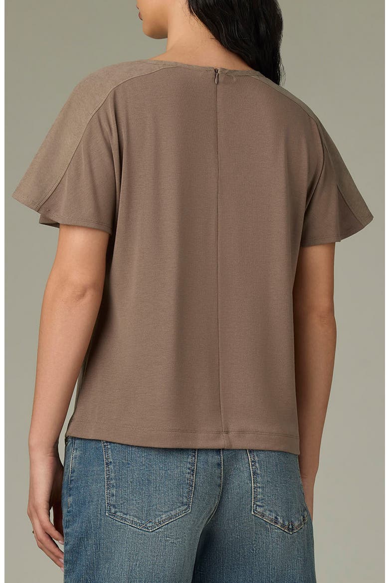 Mixed Media Knit Top, Alternate, color, OYSTER MUSHROOM