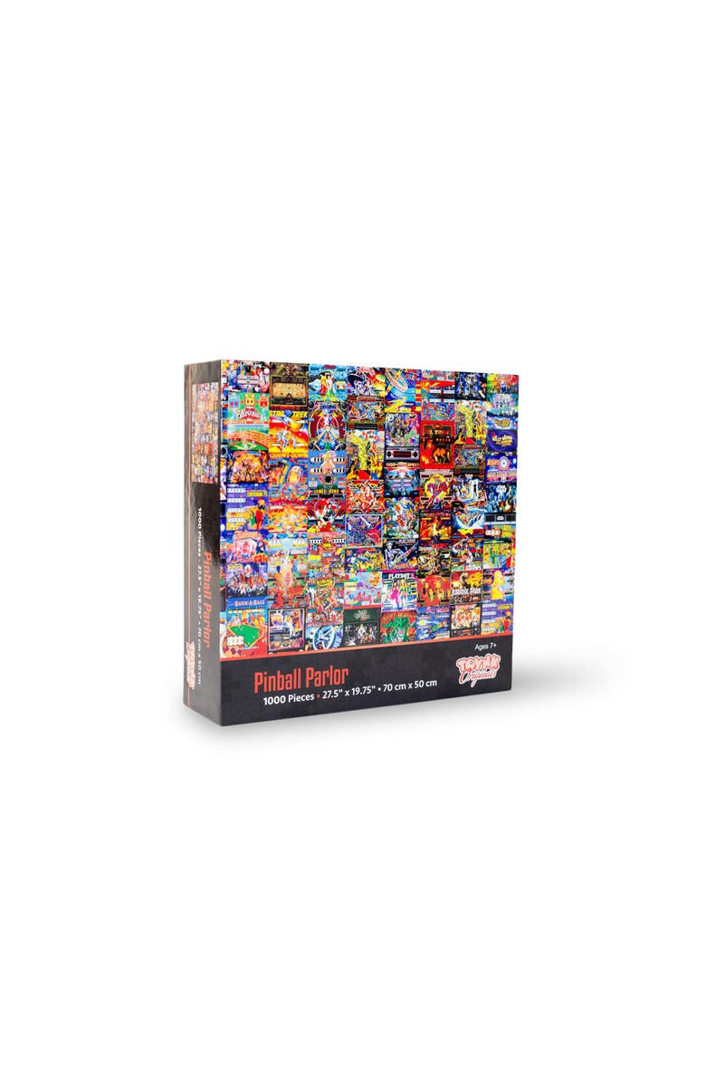 Toynk Pinball Parlor Retro Arcade Puzzle | 1000 Piece Jigsaw Puzzle, Main, color, Multi-Color