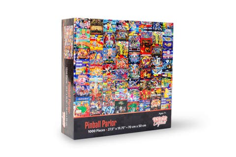Pinball Parlor Retro Arcade Puzzle | 1000 Piece Jigsaw Puzzle