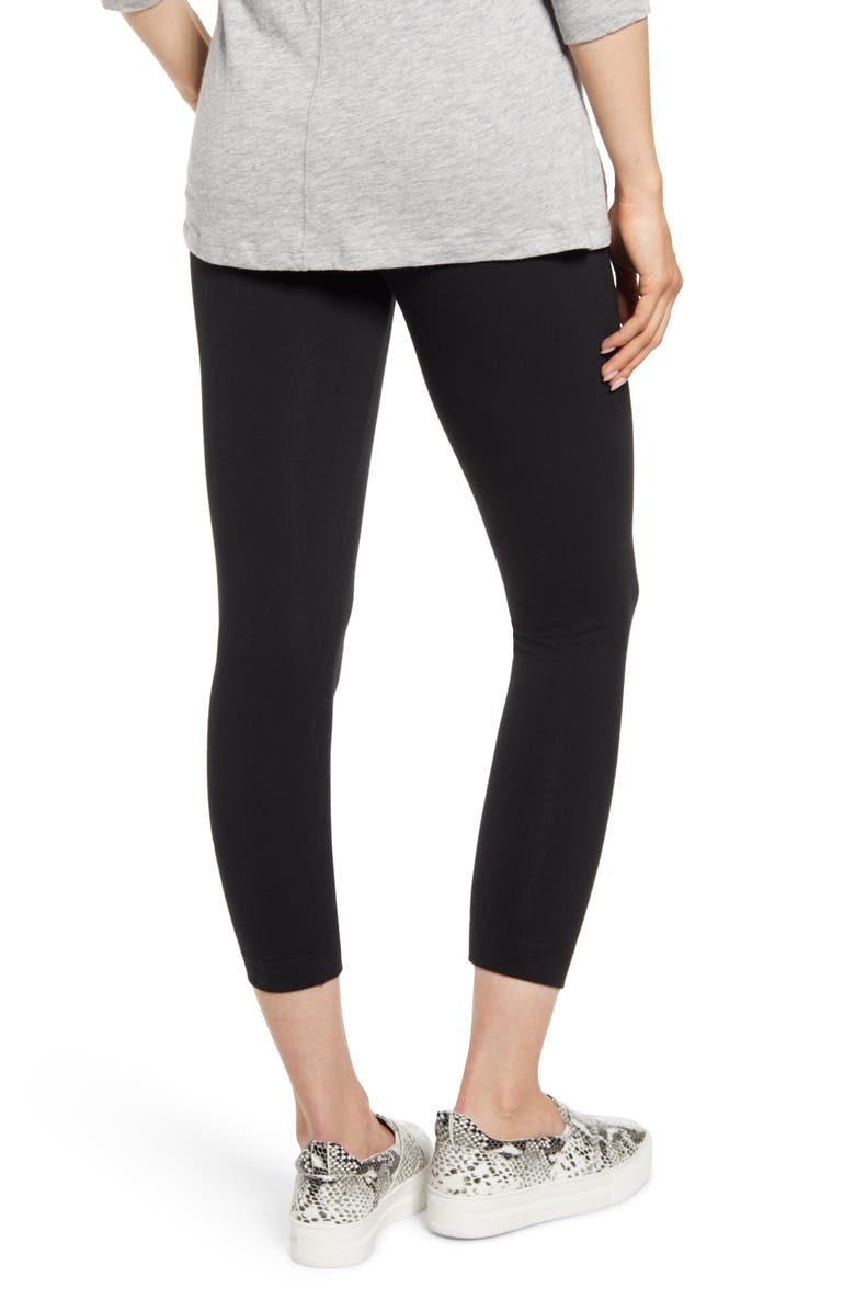 Lysse 'Lyssentials Flattering Crop Leggings, Alternate, color, Black