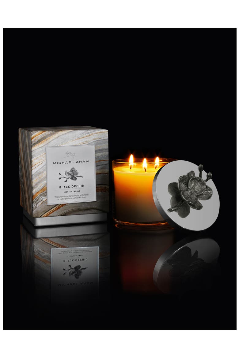 Black Orchid Candle, Alternate, color, NO COLOR