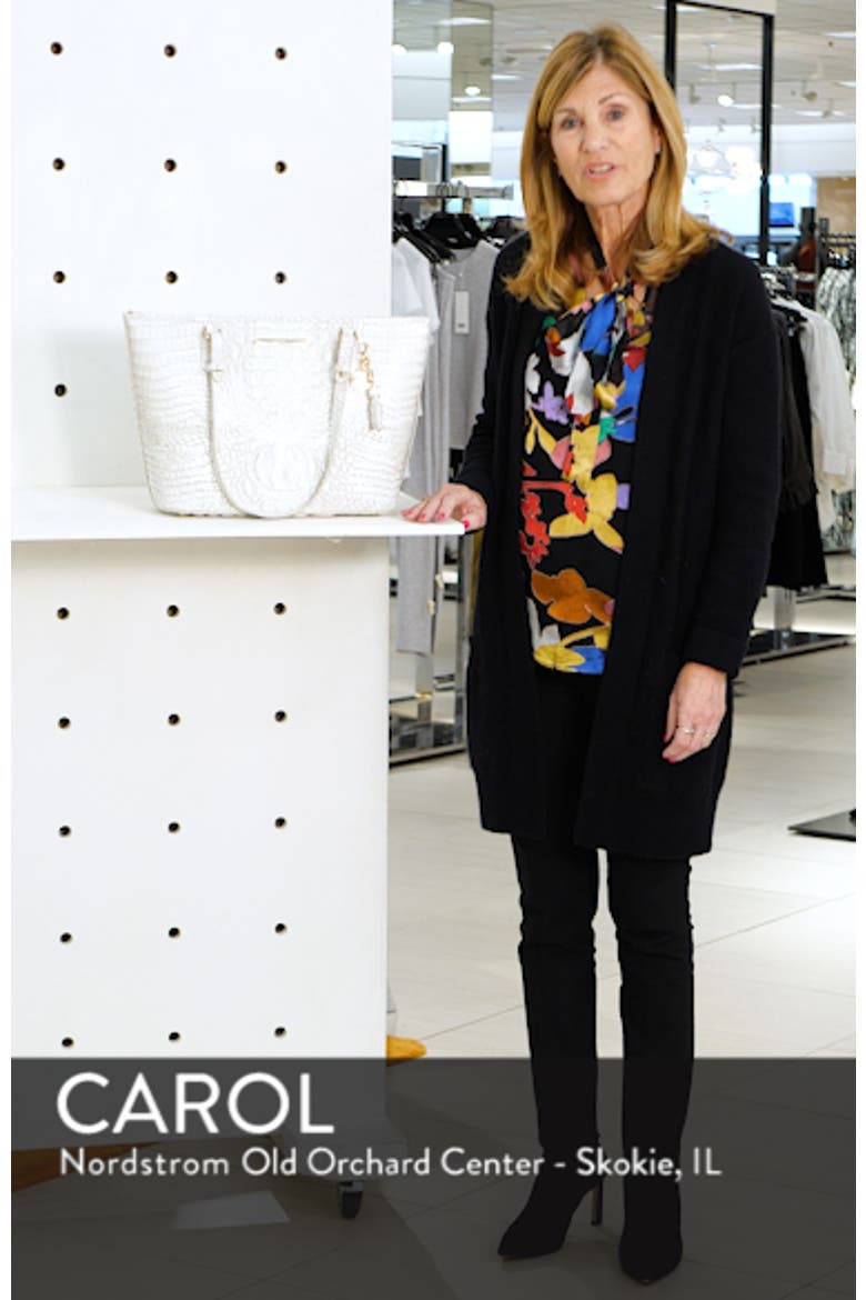 Medium Asher Croc Embossed Leather Tote video