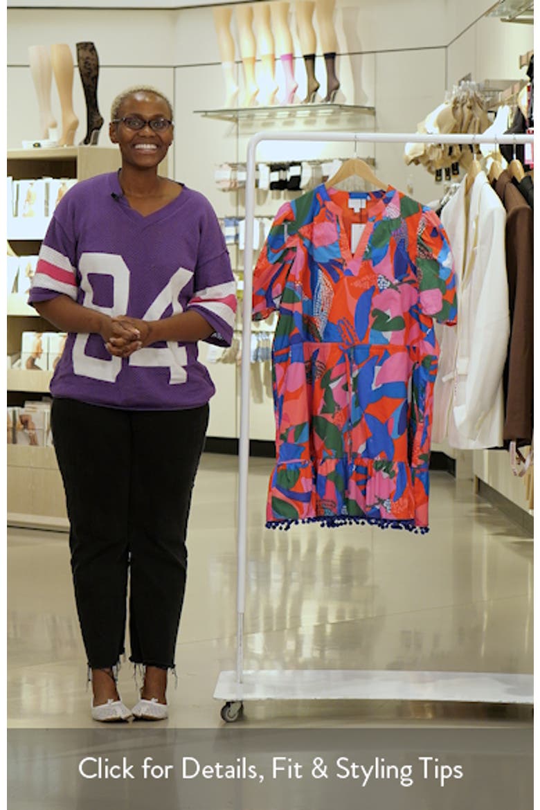 Exene Gerica Floral Shift Dress video
