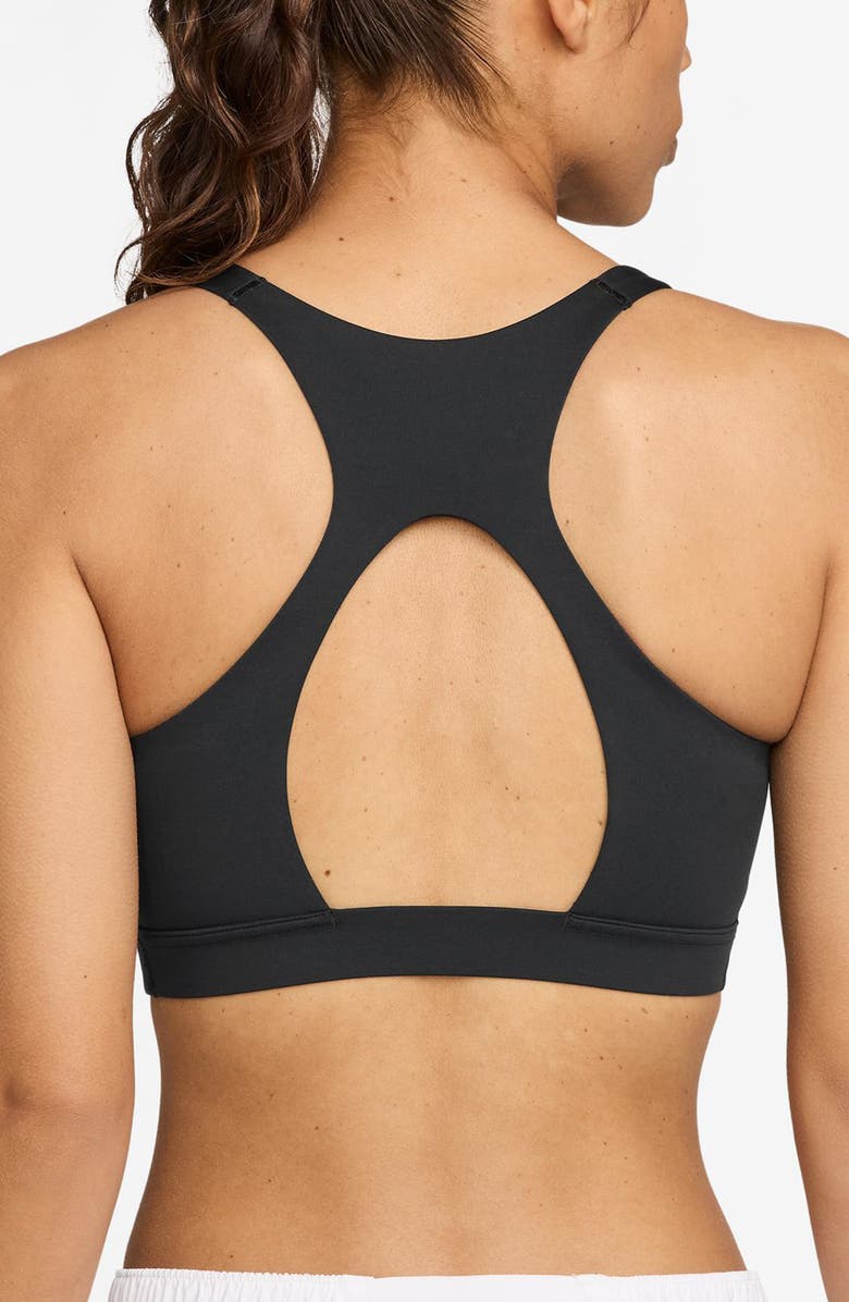 Nike Universa Dri-FIT Padded Sports Bra, Alternate, color, Black/ Dark Grey