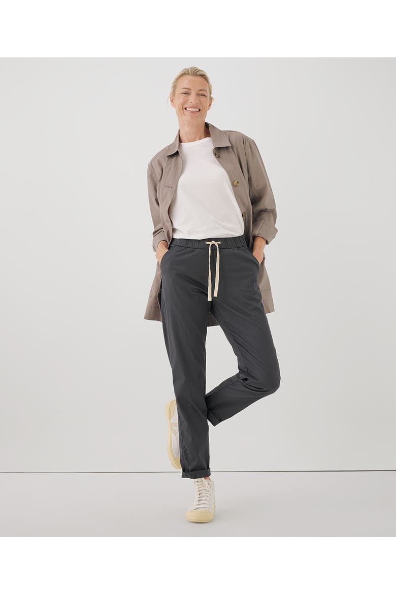 Organic Cotton Daily Twill Pant, Alternate, color, Storm