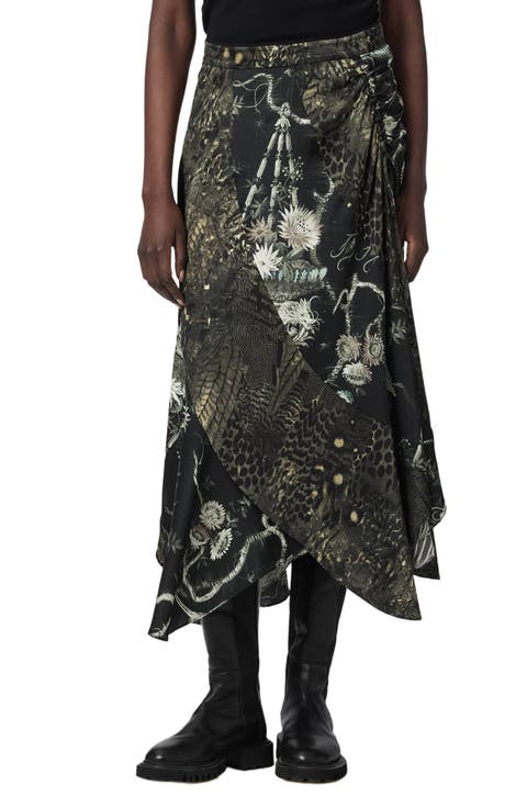 Arleen Print Midi Skirt