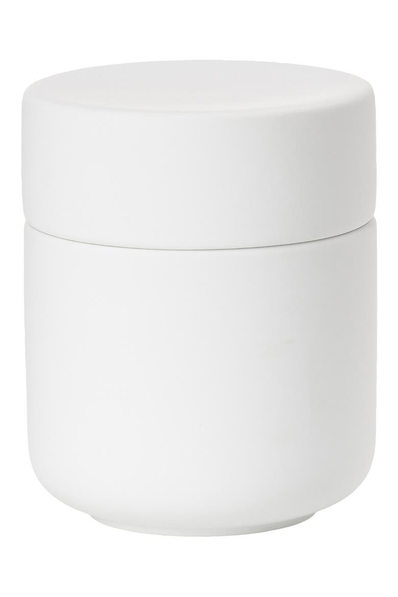 Ume Lidded Jar, Main, color, WHITE