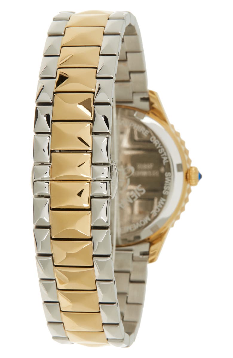 GV2 Women's Siena Silver Dial Stainless Steel Watch, 38mm - 0.0044 ctw, Alternate, color,
