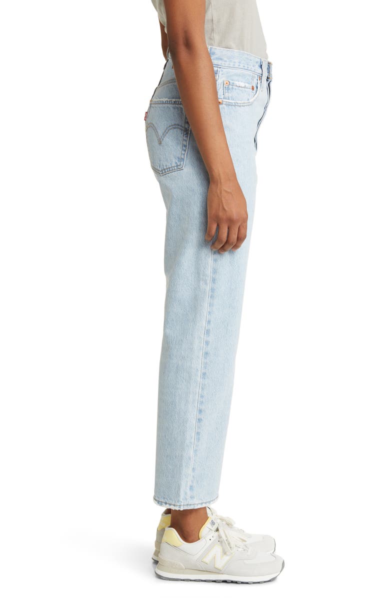Levi's<sup>®</sup> Ribcage High Waist Ankle Straight Leg Jeans, Alternate, color, 