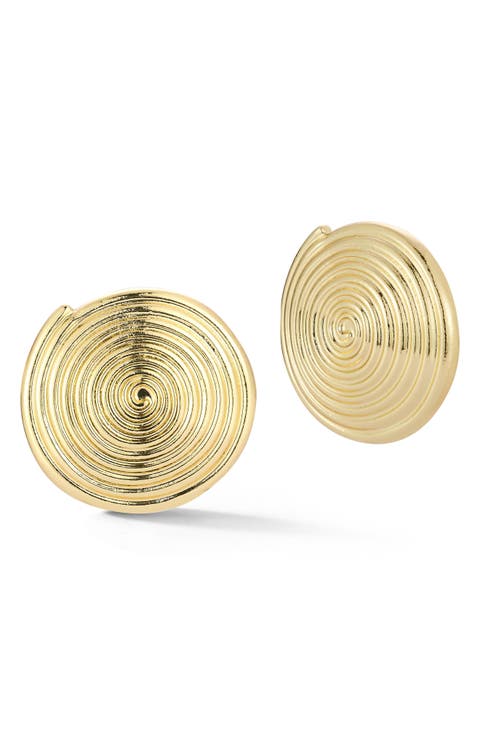 Swirl Stud Earrings