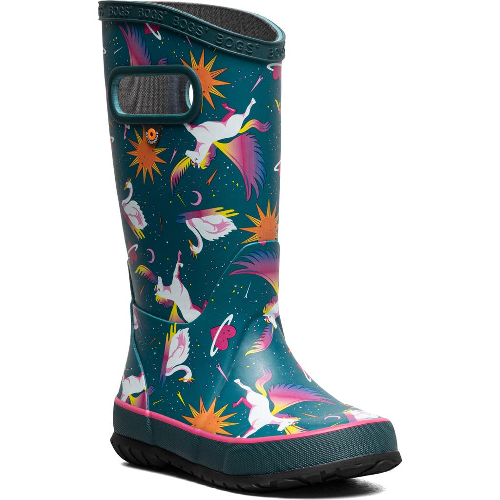 Bogs Kids' Waterproof Rain Boot In Multi