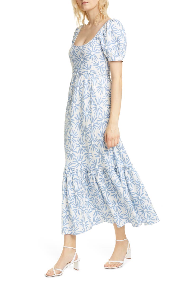 Polo Ralph Lauren Kai Linen Midi Dress, Alternate, color,