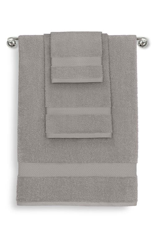 Martex Ringspun 6-piece Bath Towel Set In Silver