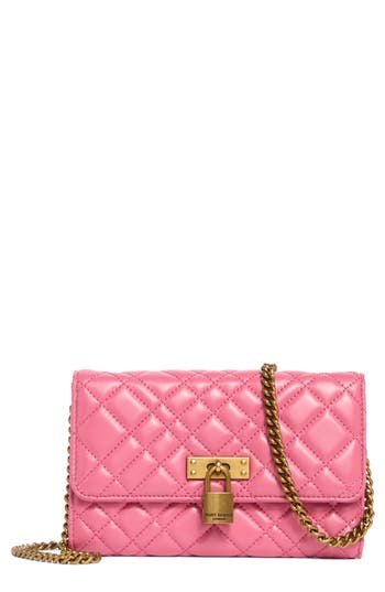 KURT GEIGER KURT GEIGER LONDON BRIXTON LEATHER WALLET ON A CHAIN