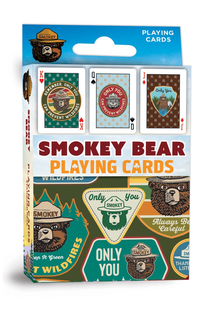 Smoky Bear Playing Cards, Main, color, Multicolor