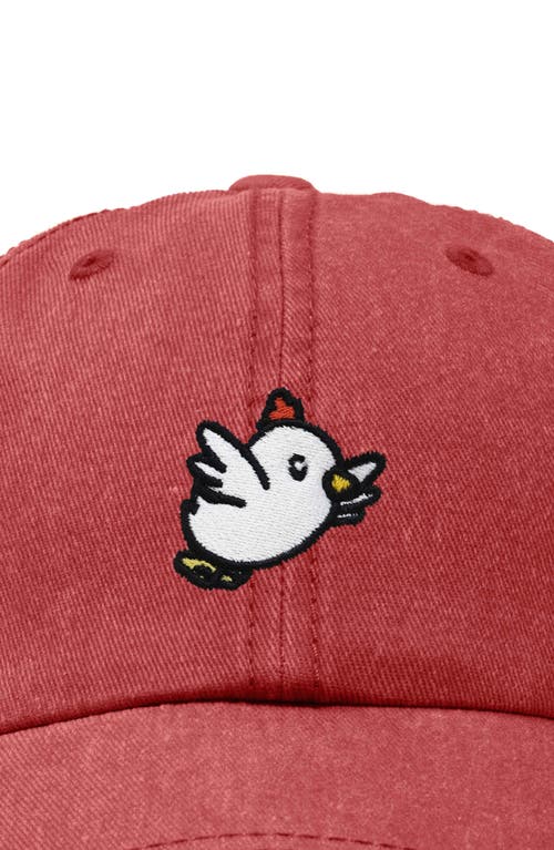 DALIX DALIX CHICKEN EMBROIDERED COTTON CAP 