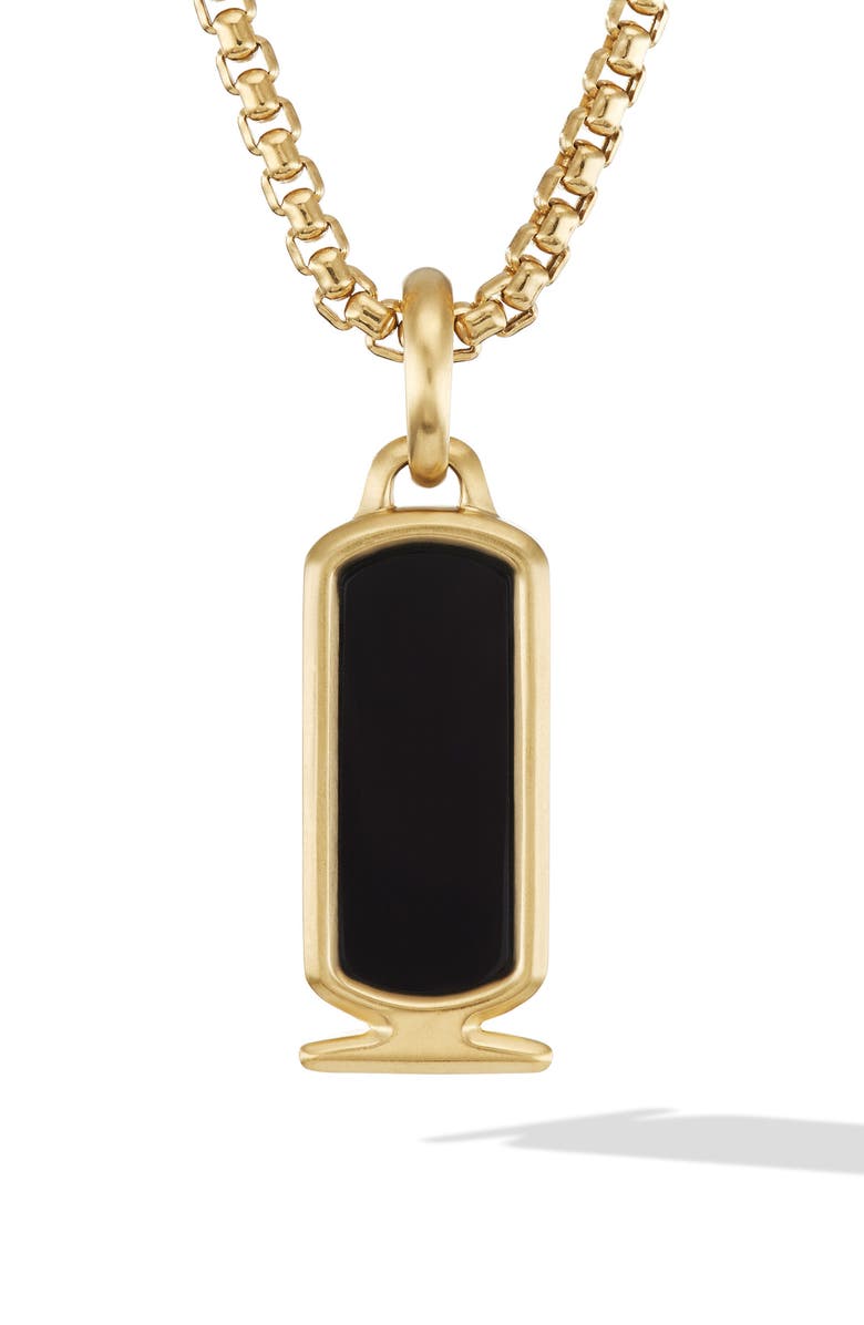 David Yurman Men's Cairo Cartouche Amulet, Main, color, 