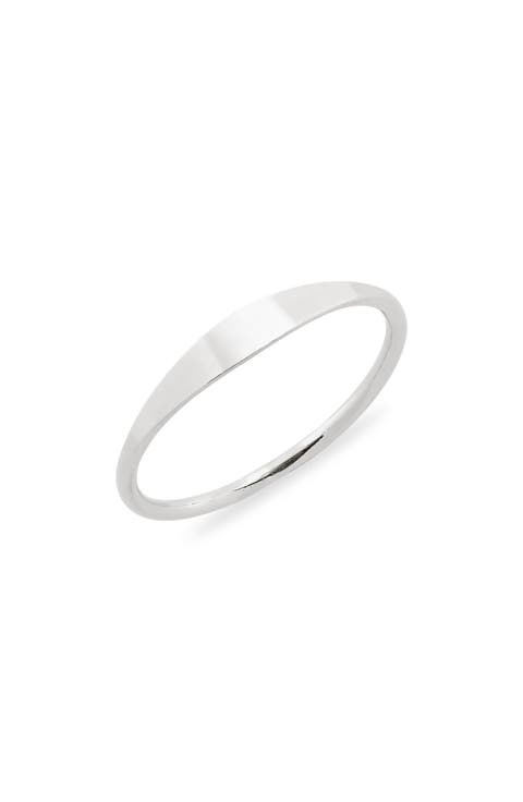 Slim Signet Ring