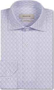 Bugatchi Devon OoohCotton® Geo Print Button-Up Shirt