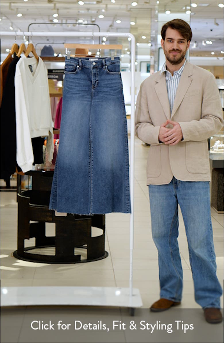 Le Palazzo Crop Wide Leg Jeans, sales video thumbnail