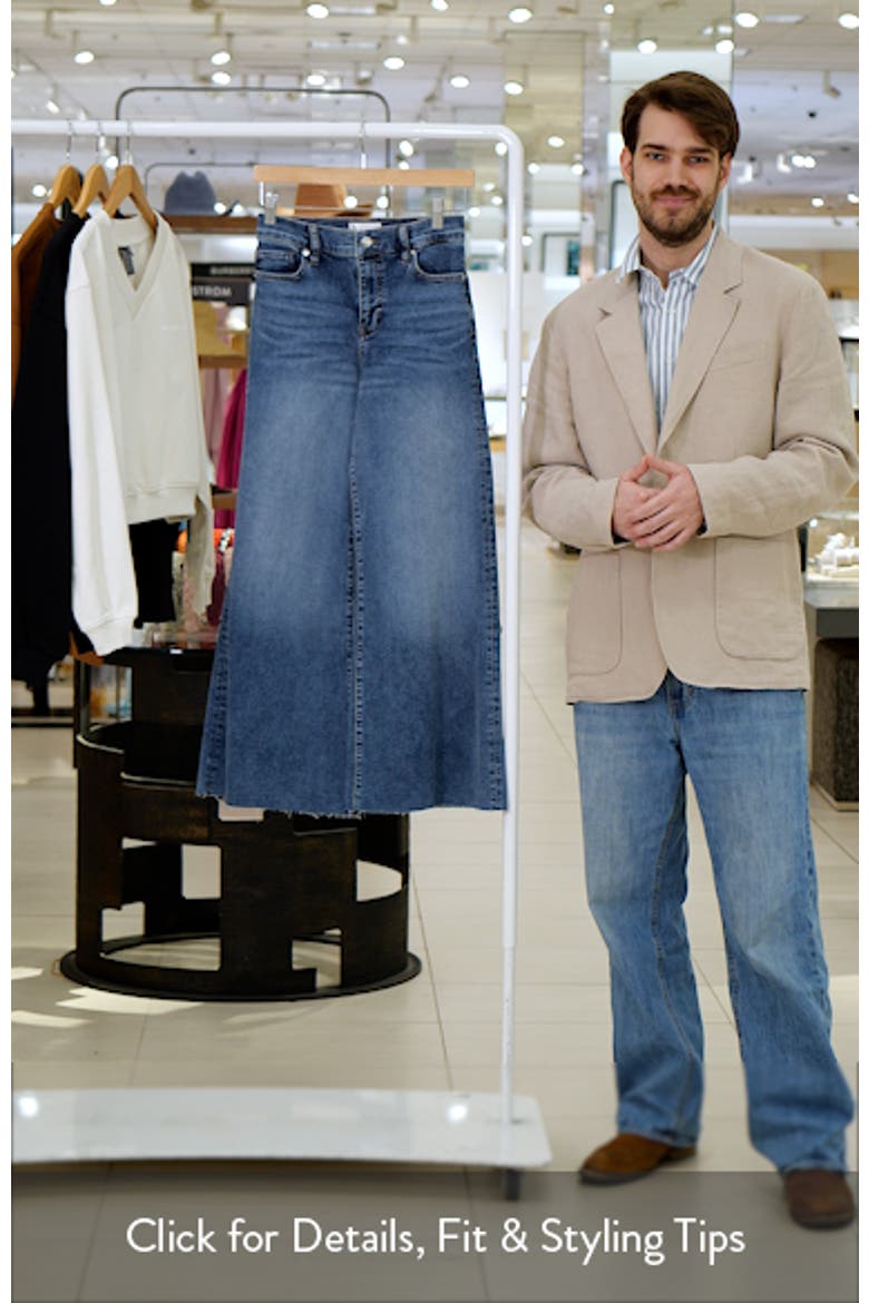 Le Palazzo Crop Wide Leg Jeans video
