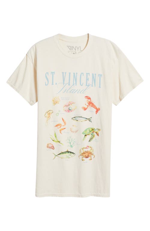 VINYL ICONS VINYL ICONS ST. VINCENT ISLAND COTTON GRAPHIC T-SHIRT