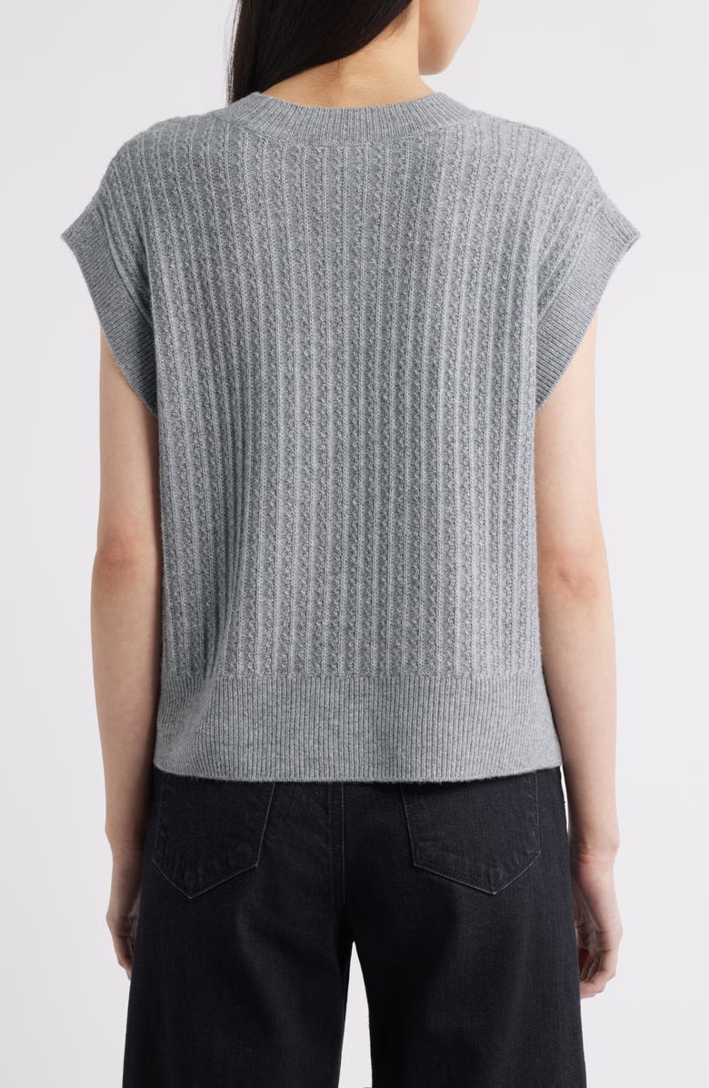 PAIGE Nepheli Sweater Vest, Alternate, color, Heather Grey