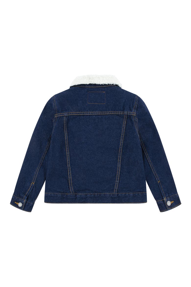 Kids' Faux Shearling Trucker Jacket, Alternate, color, PEARSON