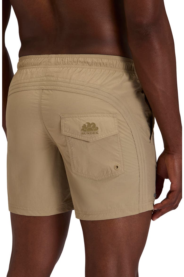 Solid Swim Trunks, Alternate, color, SAFARI