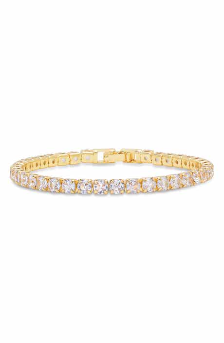 18k Gold Plated Tennis Bracelet