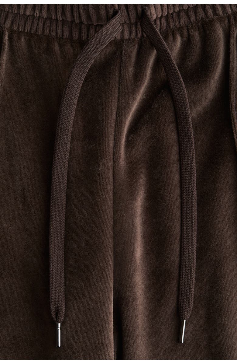 H&M Wide Velour Joggers, Alternate, color, 