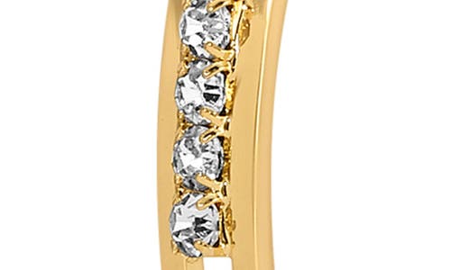 Eye Candy Los Angeles Adriana Cz Hoop Earrings In Gold