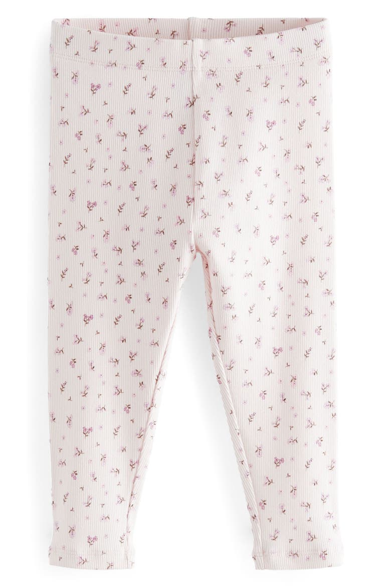Kids' Assorted Floral 5-Pack Rib Leggings, Alternate, color, PINK