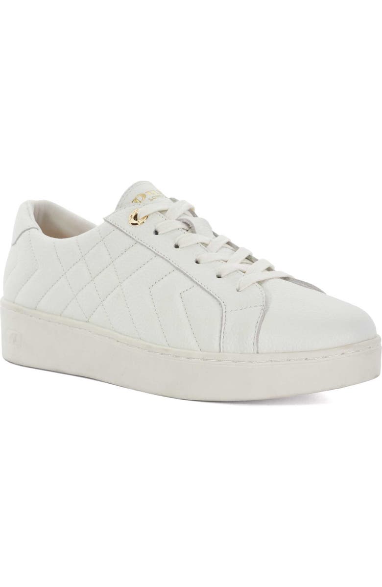 Dune London Egent Sneaker, Main, color, White