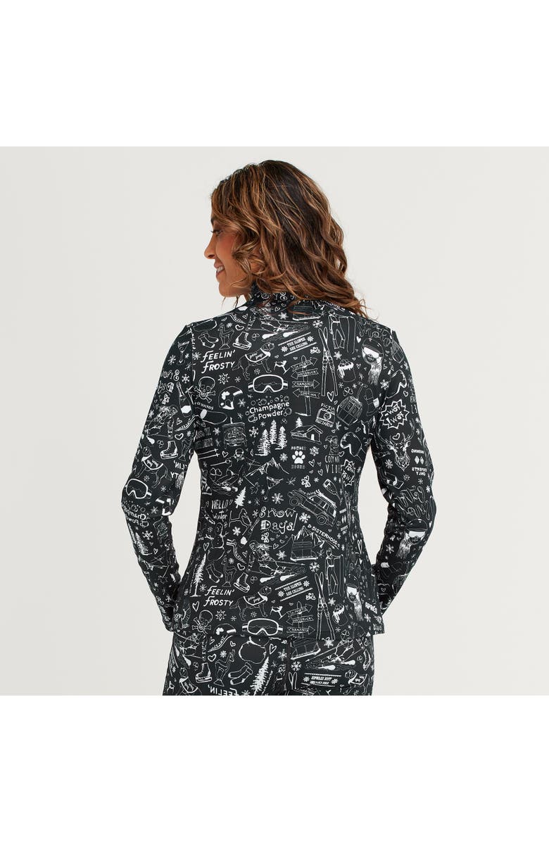 Krimson Klover Graffiti Base Layer Top, Alternate, color, Black