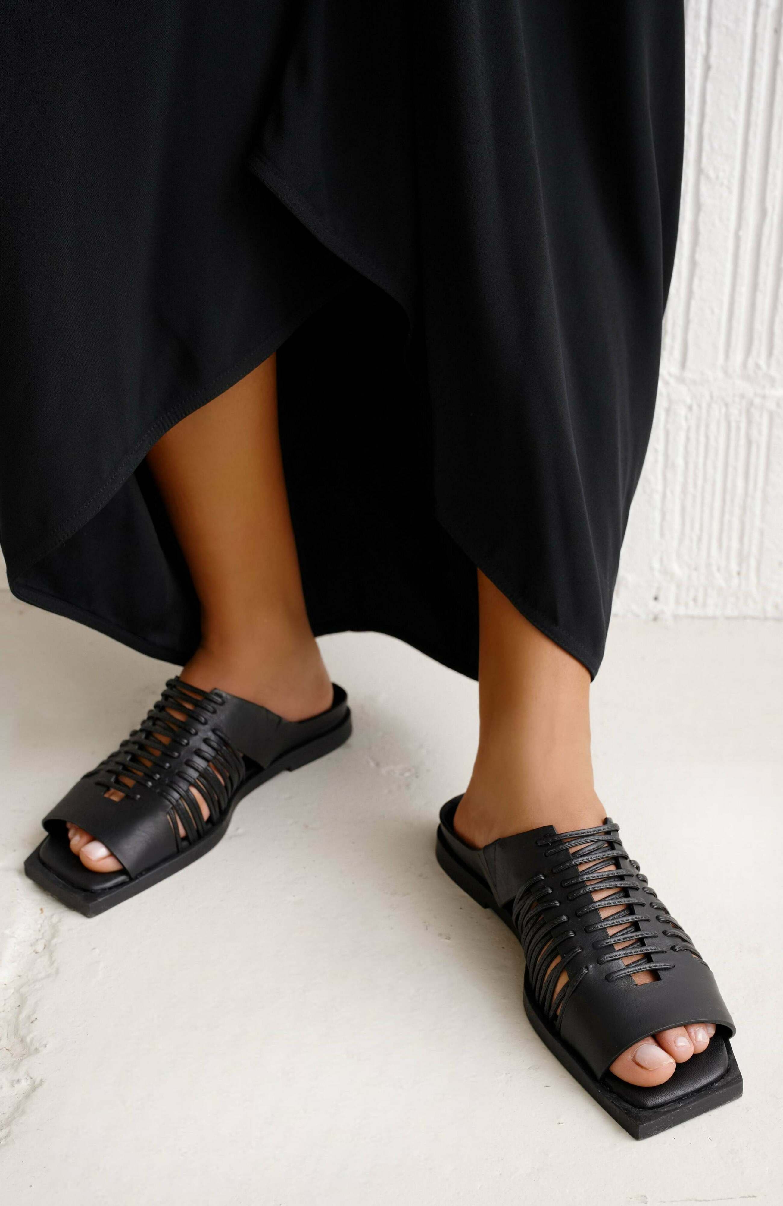 Daniella Shevel Gia Sandal, Alternate, color, Black