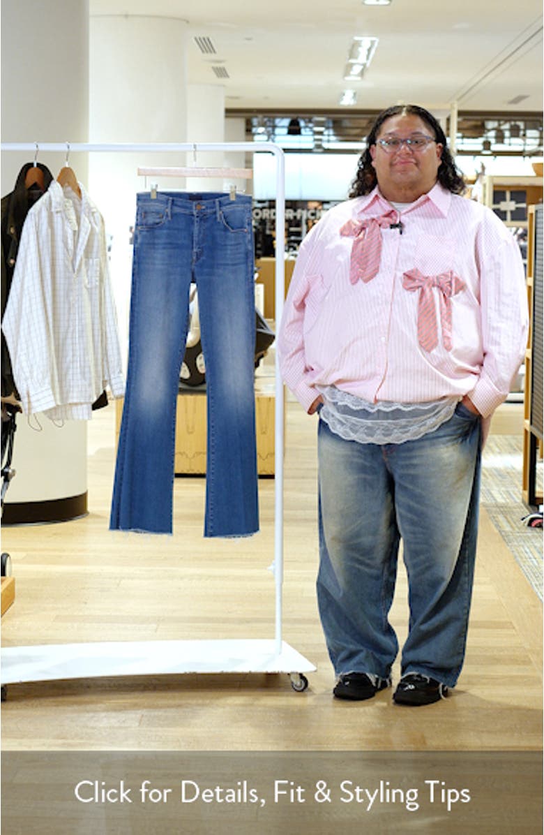 The Weekend Fray Hem Flare Jeans, sales video thumbnail