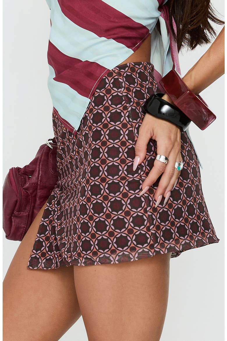 Aztro Micro Miniskirt, Alternate, color, GROOVY MULTI