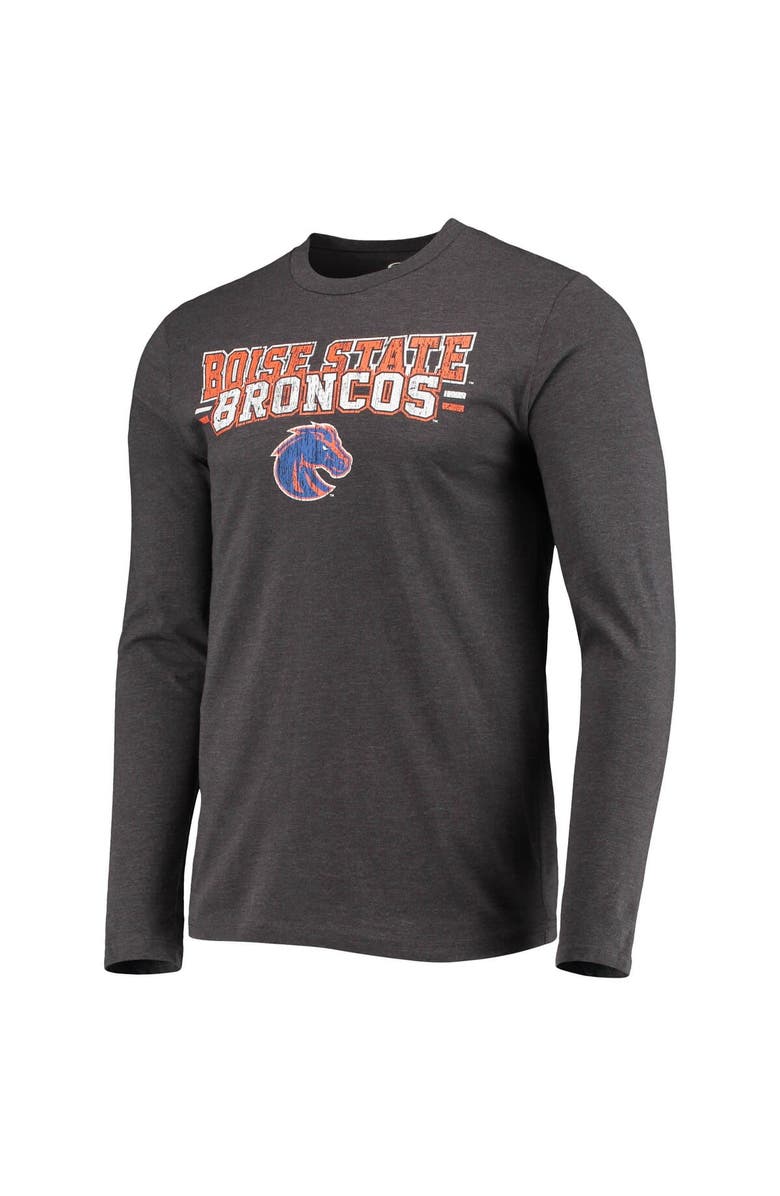 CONCEPTS SPORT Men's Concepts Sport Royal/Heathered Charcoal Boise State Broncos Meter Long Sleeve T-Shirt & Pants Sleep Set, Alternate, color, Royal