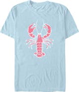 Lost Gods Men's Lost Gods American Lobster Artwork Graphic T-Shirt