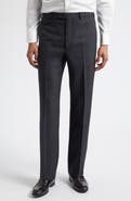 J. Mueser Waverly High Twist Virgin Wool Trousers