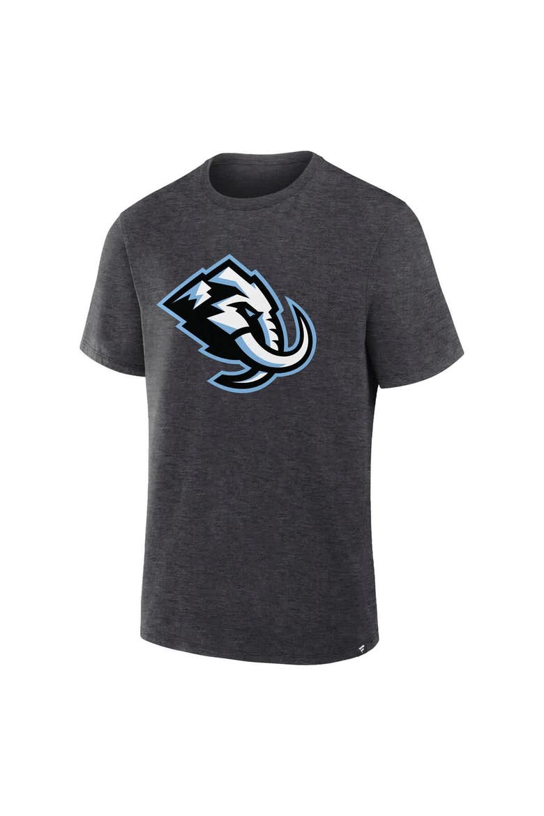 Men's Fanatics  Heather Charcoal Utah Mammoth Primary Logo Legacy T-Shirt, Alternate, color, Heather Charcoal