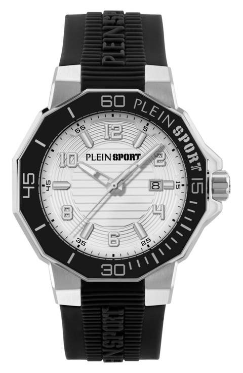 Titan Silicone Band Watch, 44mm