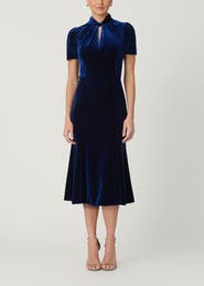 Shoshanna Allegra Stretch Velvet Dress